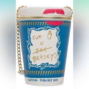 Betsey Johnson Cup O' Betsey Kitsch Crossbody